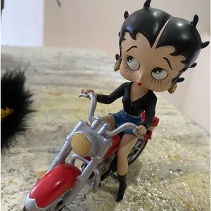 Biker Betty Bobble Head Figurine
